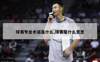 球赛专业术语是什么,球赛是什么意思